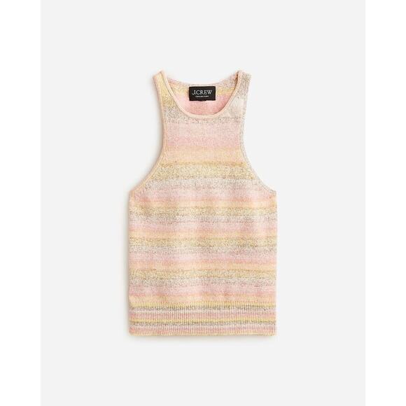NWT J. Crew Collection Space-Dyed Sweater-Tank Sz M - Picture 1 of 1